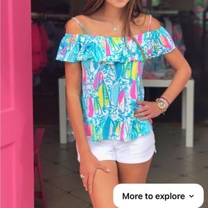 Lilly Pulitzer Tamiami Top XXS